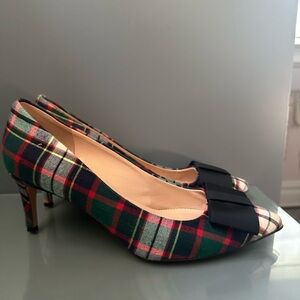 JCrew Tartan Colette Pump